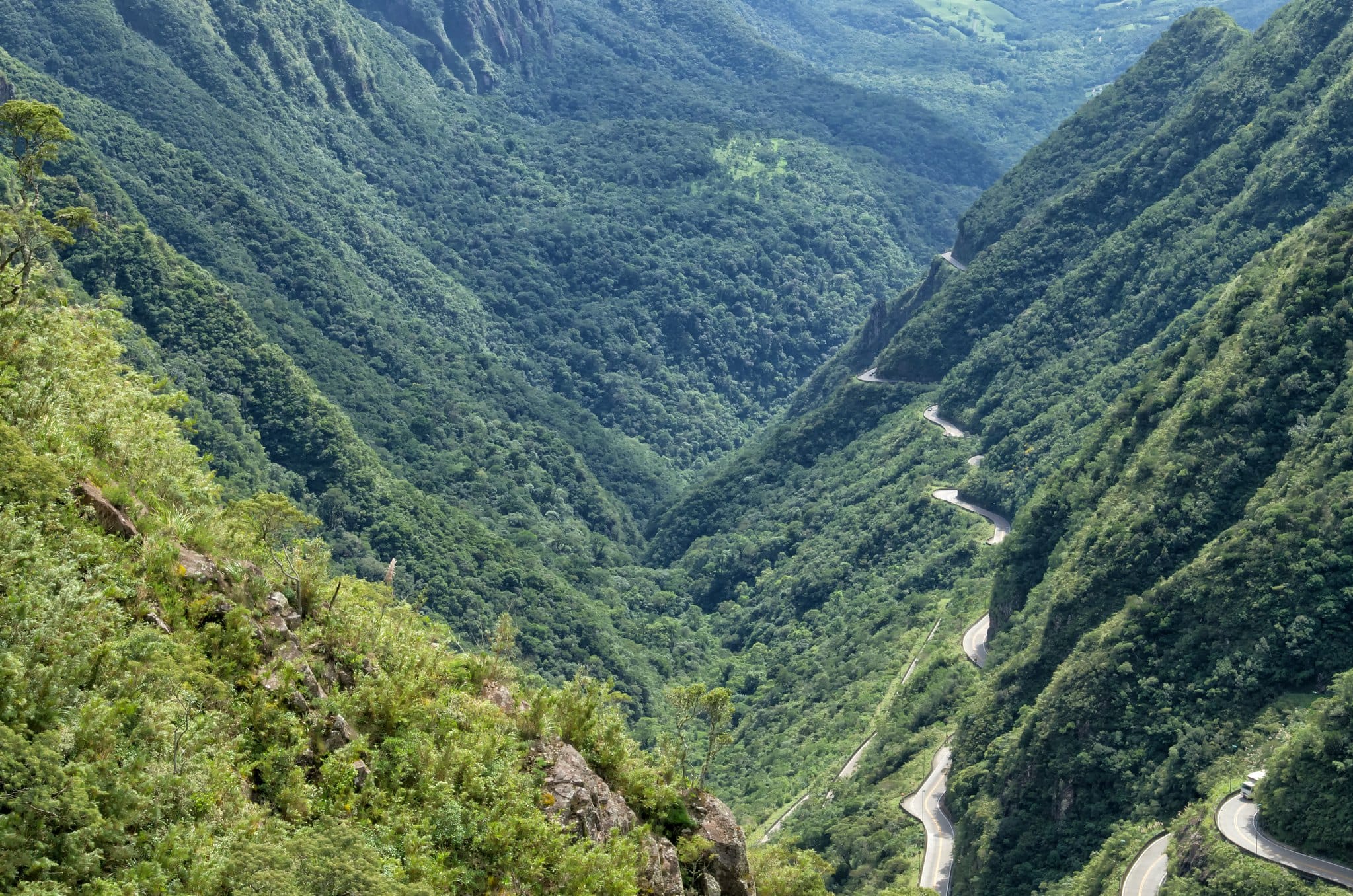 Serra do Rio do Rastro e paisagem serrana em Santa Catarina