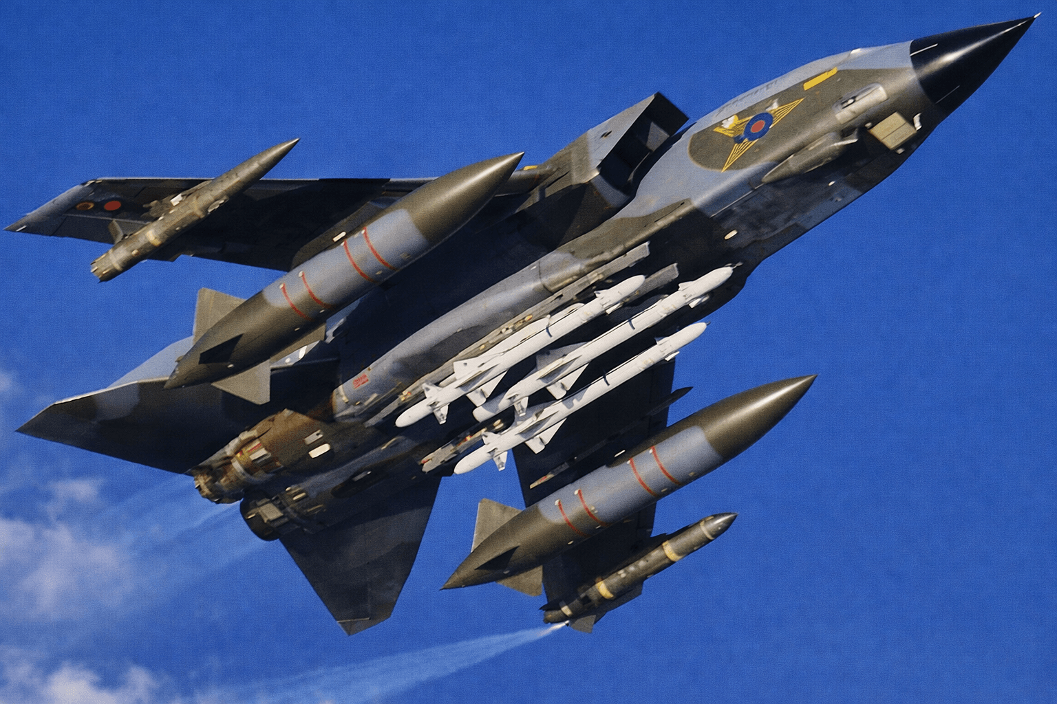 Caça Tornado da Royal Air Force britânica