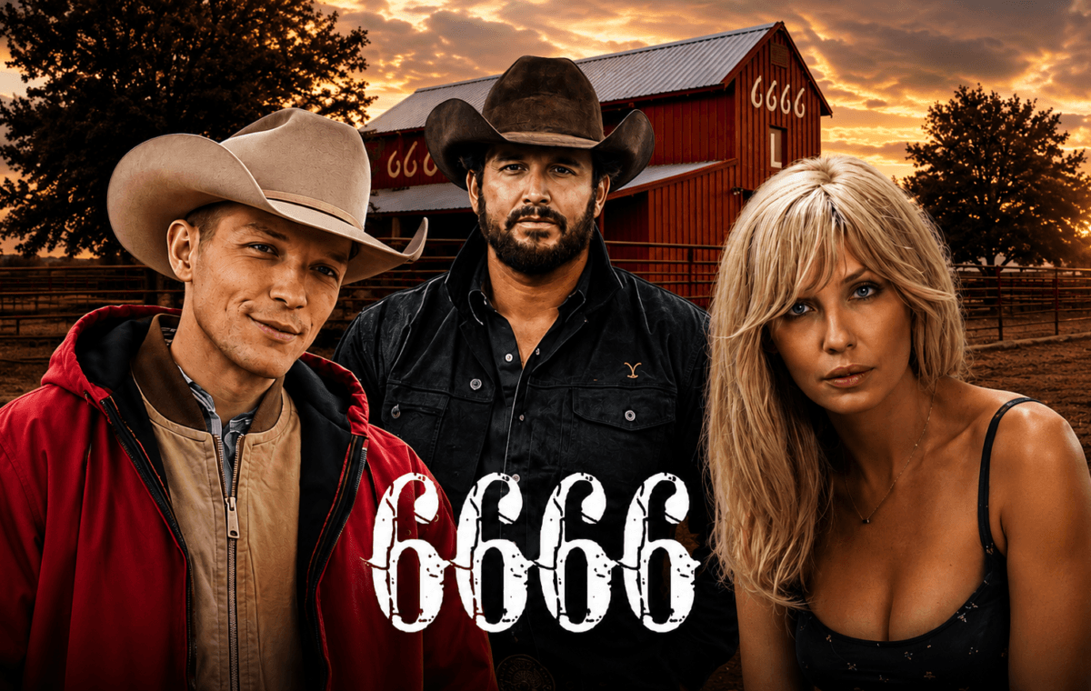 Ilustração por IA representa o rancho associado ao spin-off 6666, projeto cancelado do universo de Yellowstone.