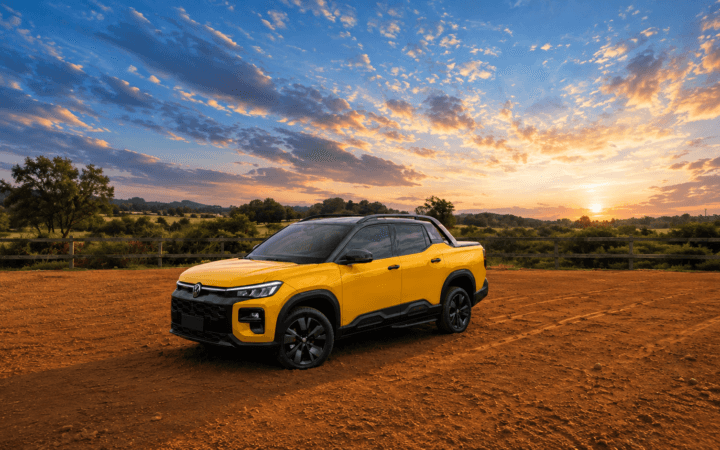 Volkswagen Tukan 2027 é revelada com cabine simples e dupla