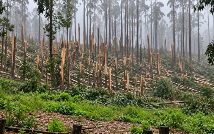 Paraná registra dois tornados em menos de 8 horas