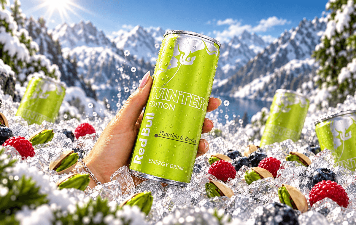 Red Bull lança edição de pistache e frutas vermelhas