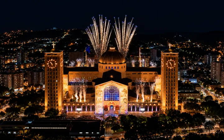 Fachada Oeste do Santuário de Aparecida encerra Jornada Bíblica
