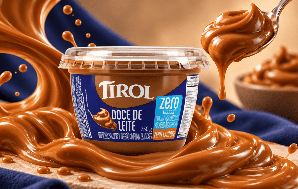 Tirol lança doce de leite zero açúcar e zero lactose