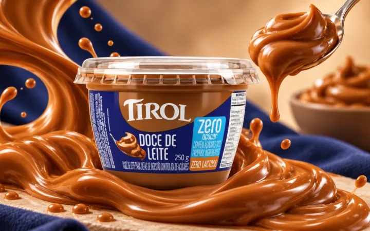 Tirol lança doce de leite zero açúcar e zero lactose