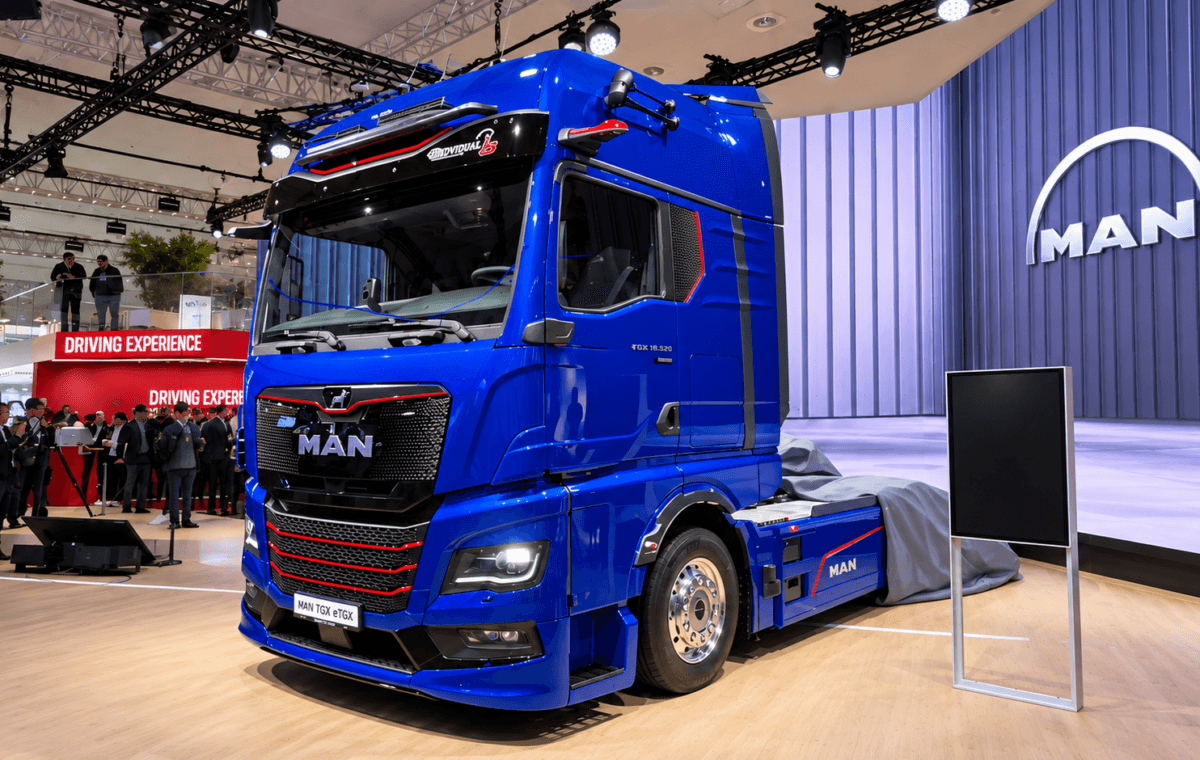 MAN eTGX chega a até 720 km de autonomia