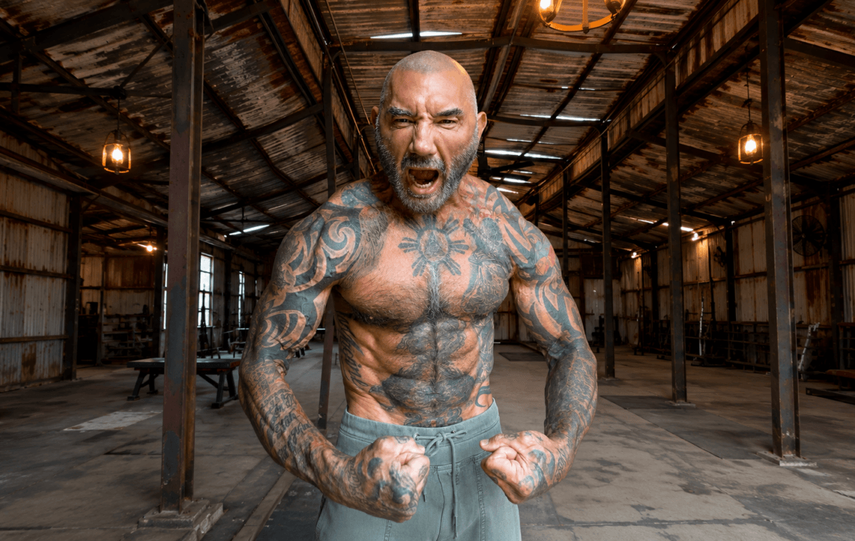 Dave Bautista como Kratos: ator mostra preparação para God of War