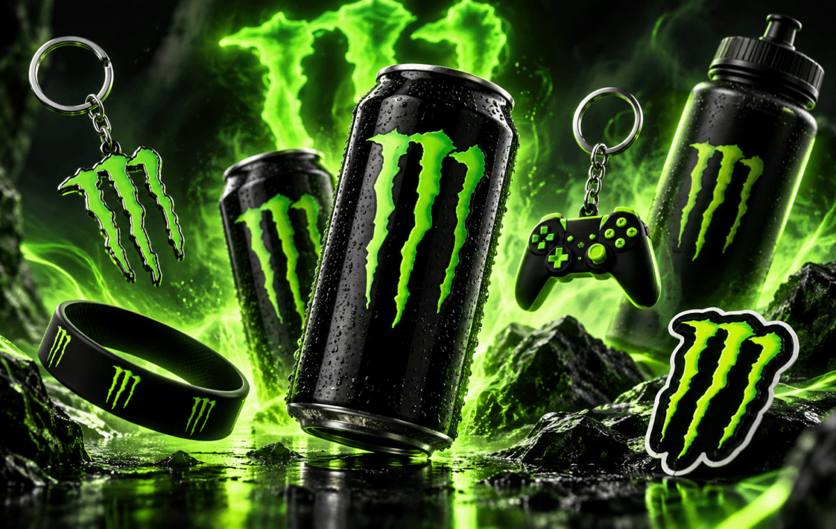 Promoção Monster Energy 2026 dá chaveiros, pulseiras e squeeze
