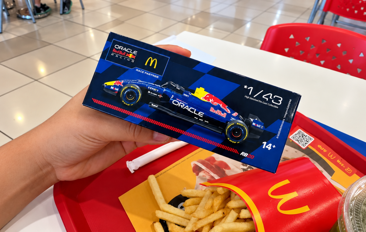 Miniaturas de Fórmula 1 do McDonald’s chegam ao Brasil