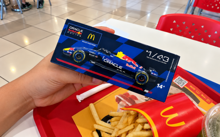 Miniaturas de Fórmula 1 do McDonald’s chegam ao Brasil