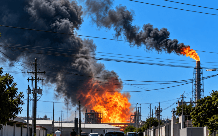 Incêndio paralisa segunda maior refinaria da Venezuela
