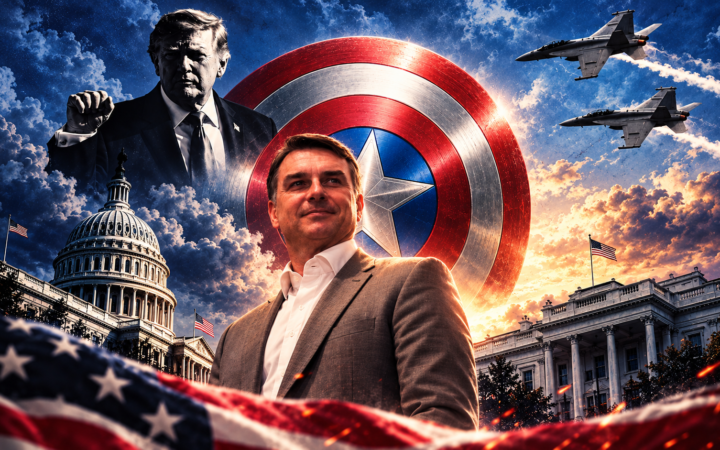 Flávio Bolsonaro propõe Brasil no Escudo das Américas de Trump