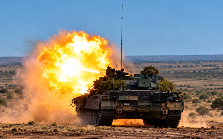 Blindados de Brasil e Argentina fazem manobras militares no RS